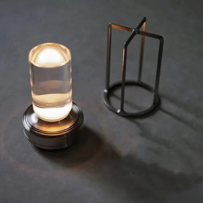 BronzaLight | Wiederaufladbare Acryl Nachttischlampe
