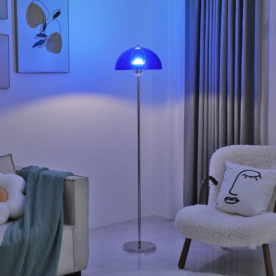 LightBloom | Nordic Vintage Acryl Klar Dom 1-Licht Stehlampe