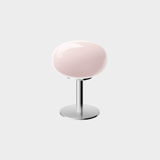 SoftOrbis | Nordic Vintage Creme Runde Glas 1-Licht Tischlampe