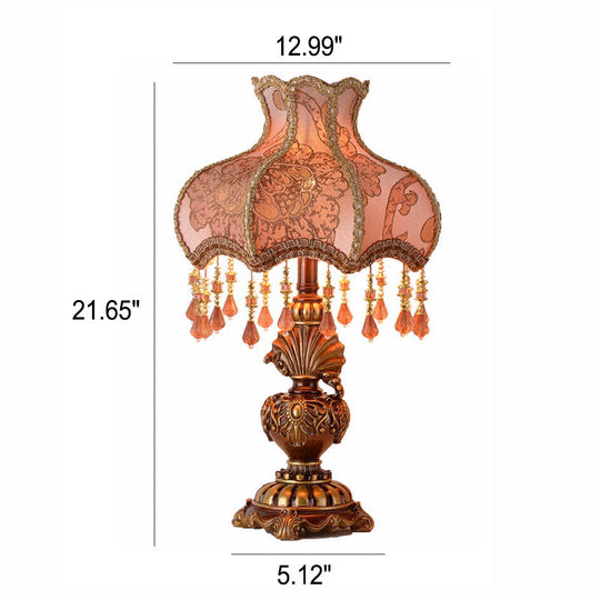 PeachLuxe | Europäische Stofflampe mit Charme
