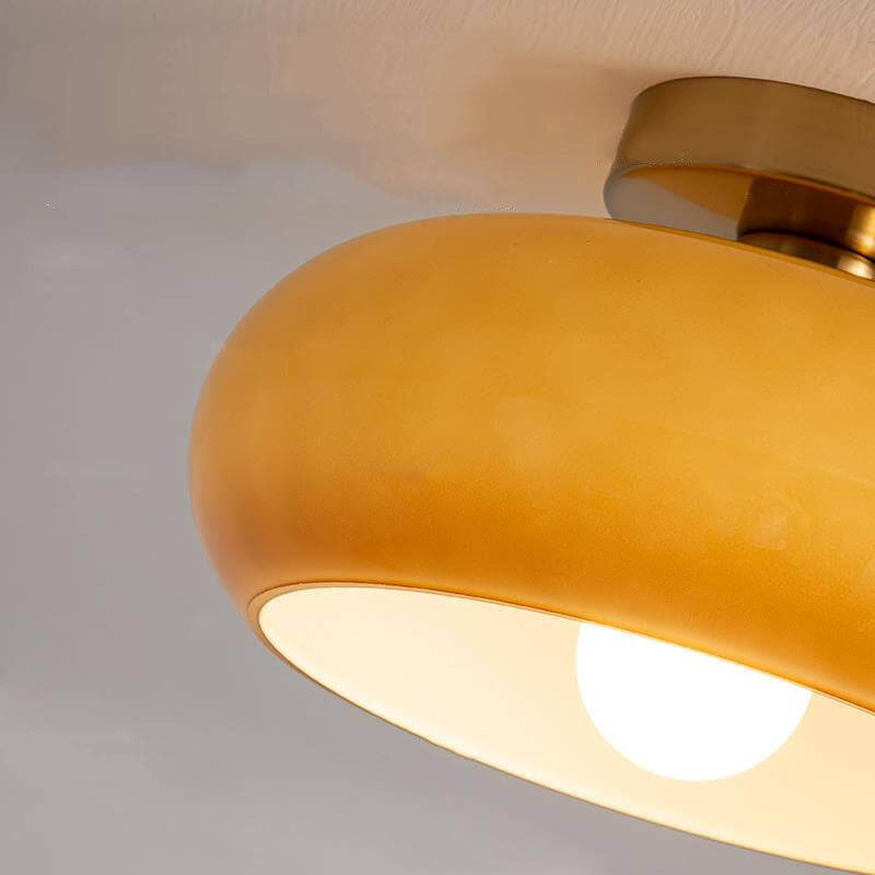 VivaLuce | Einfarbige Retro-Pendelleuchte aus Glas