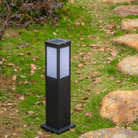 GlowPost | Moderne Solar-Rasen-Säulen-Außen-Wasserdichte Weglampe