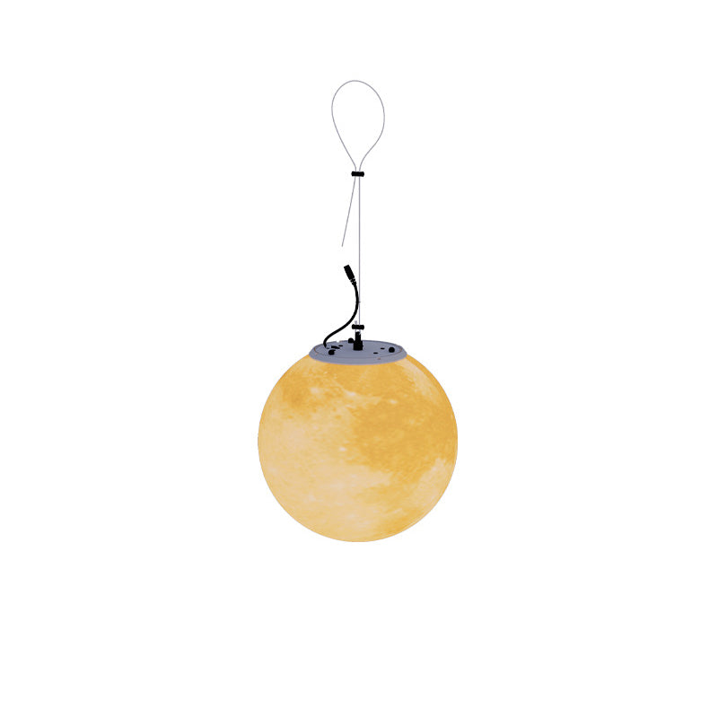 HelioMoon | Runde nordische Lampe mit Solarbetrieb