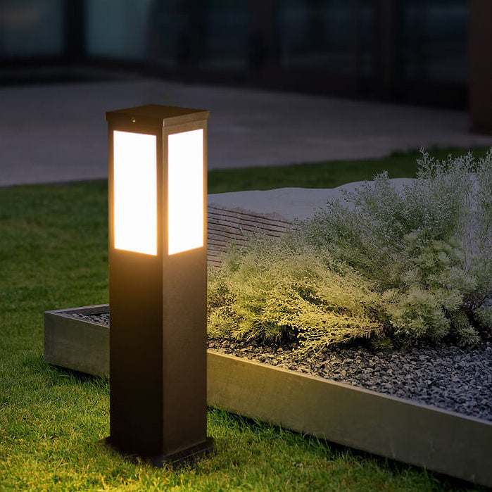 GlowPost | Moderne Solar-Rasen-Säulen-Außen-Wasserdichte Weglampe