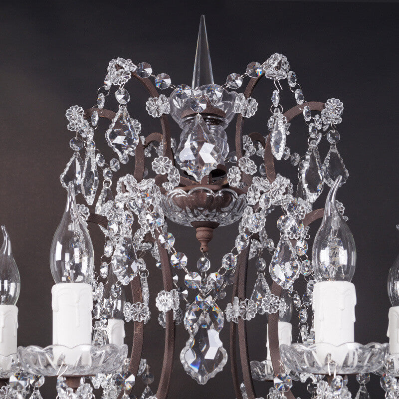 AntiqLume | Rustikale Kristalllampe mit antikem Flair