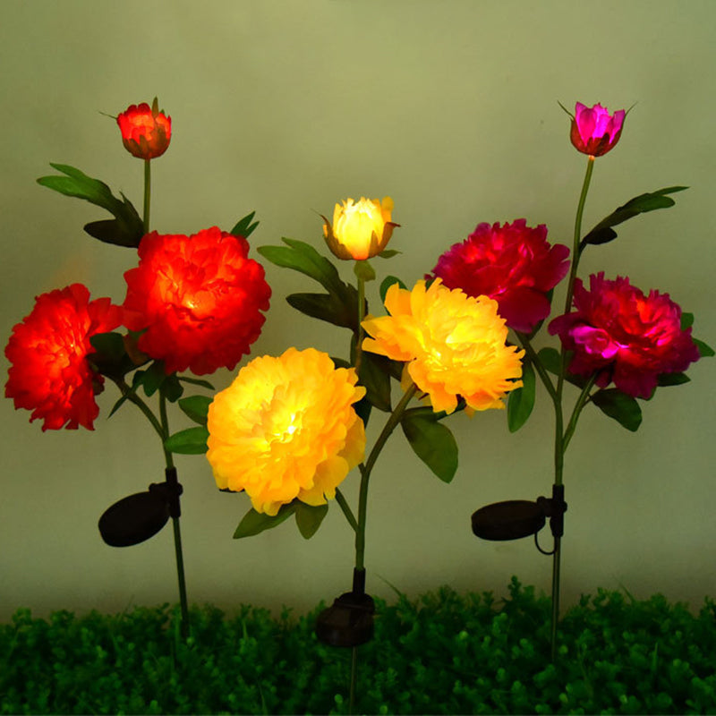 PeonyGlow | Kreative LED-Sonnenblumenleuchte für Garten & Landschaft