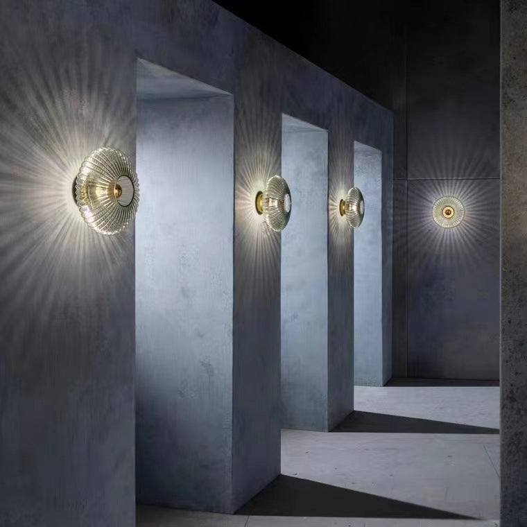 SmokeRing | Vintage-inspirierte Glas-Wandlampe