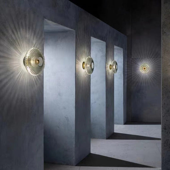 SmokeRing | Vintage-inspirierte Glas-Wandlampe