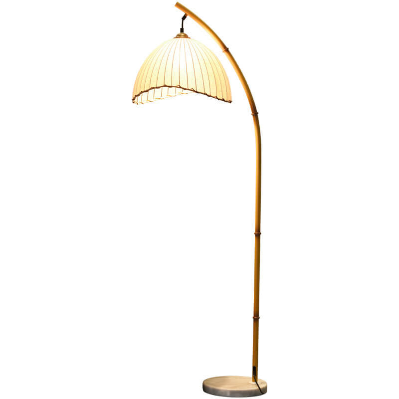 TallGlow | Retro Zen Simulation Bambus Pol 1-Licht Stehlampe