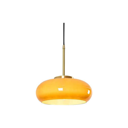 VivaLuce | Einfarbige Retro-Pendelleuchte aus Glas