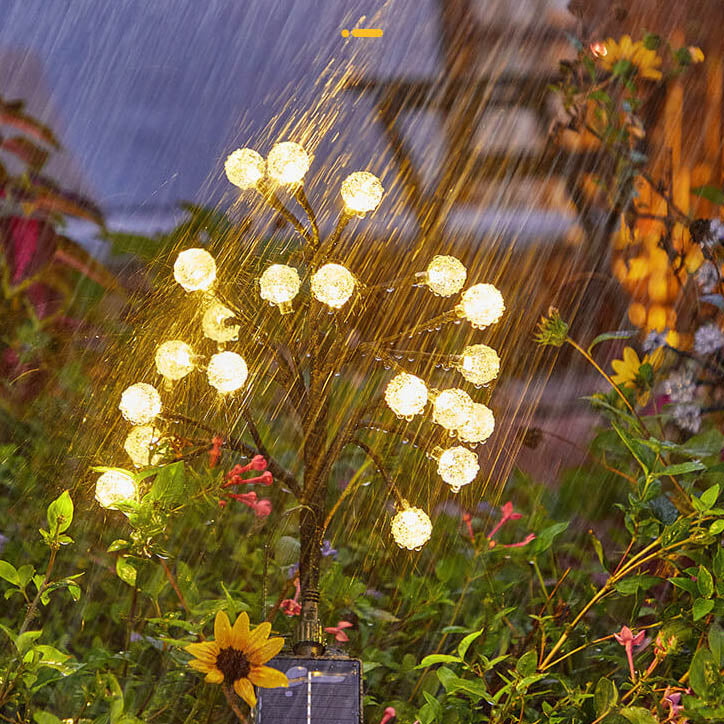 CrystalPath | Solarbetriebene Gartenleuchte mit Kristallglanz
