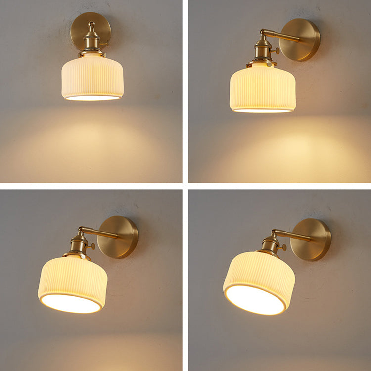 WhiteStripe | Minimalistische Wandlampe mit Struktur