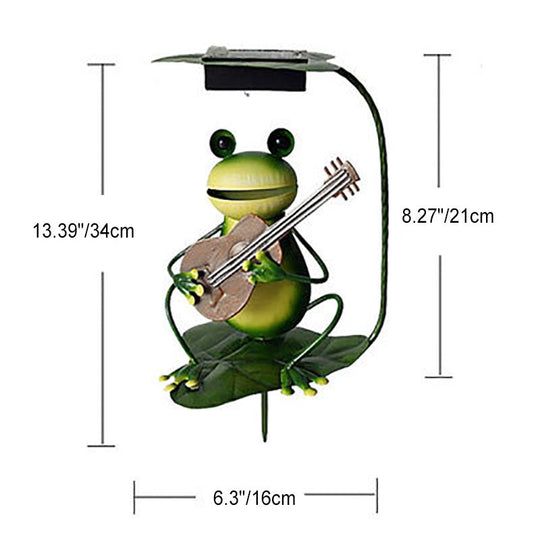FrogGlow | Solar Gartenlicht im Froschdesign aus Eisen
