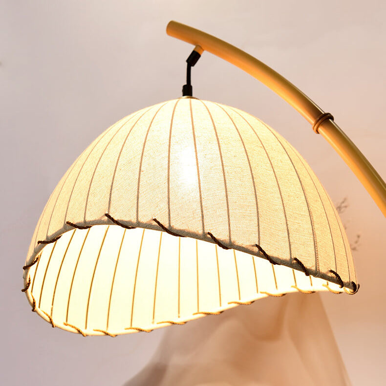TallGlow | Retro Zen Simulation Bambus Pol 1-Licht Stehlampe