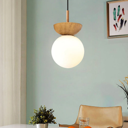 YunaGlow | Stilvolle Holz & Glas Deckenleuchte