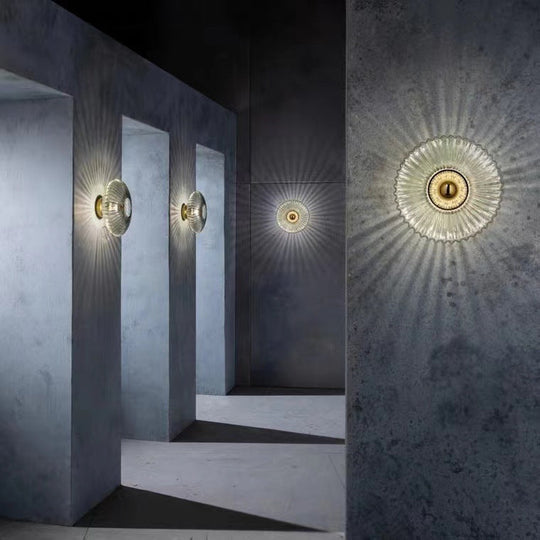 SmokeRing | Vintage-inspirierte Glas-Wandlampe