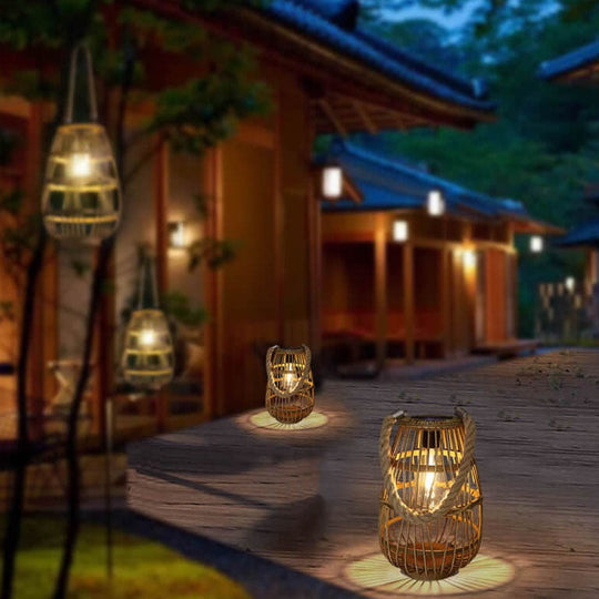 AmberLoom | Natürliche Solarleuchte für Garten & Terrasse