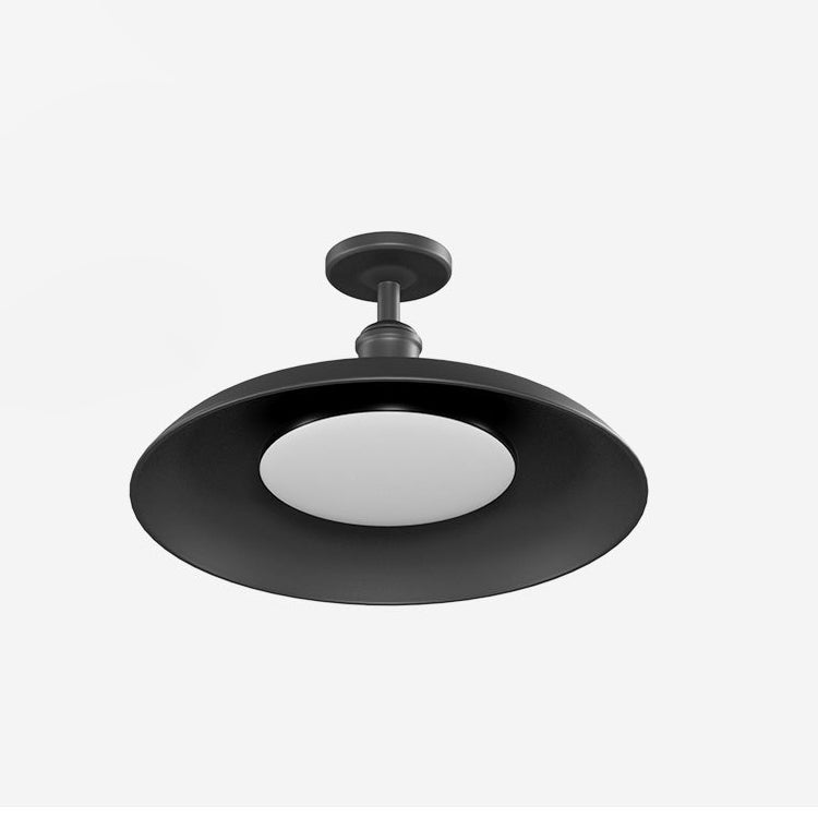 SteelGlow | Outdoor-Deckenleuchte aus karbonisiertem Stahl