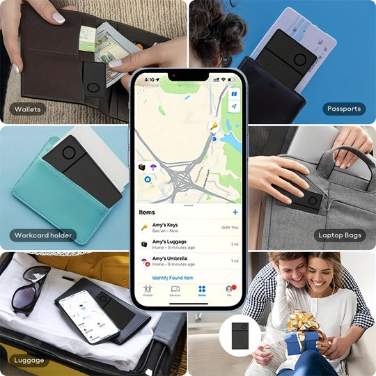 CardMate | Slim iPhone Tracking-Karten - 2er-Pack