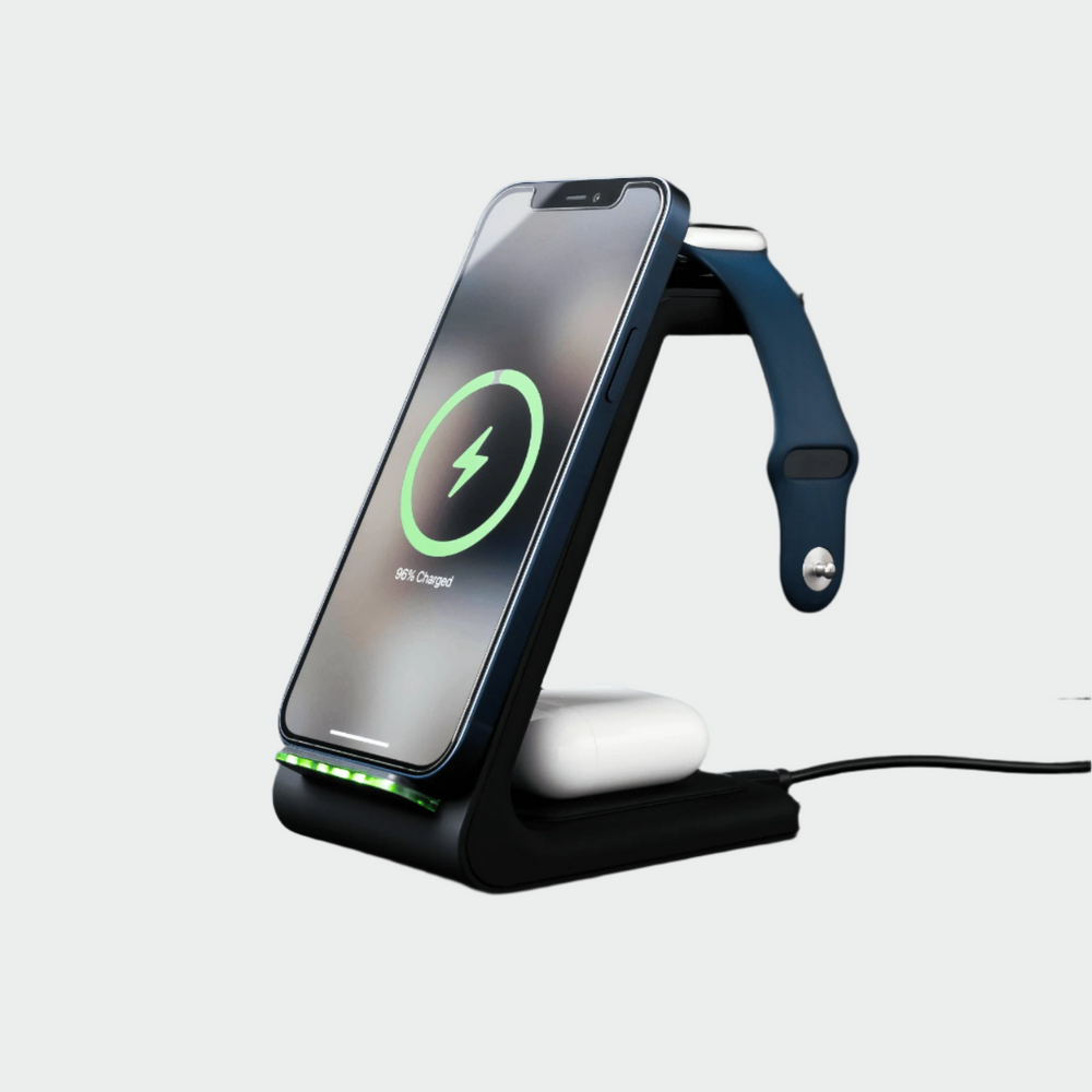 PowerDock | Ladestation – All-in-One Schnelllösung für Apple & Samsung