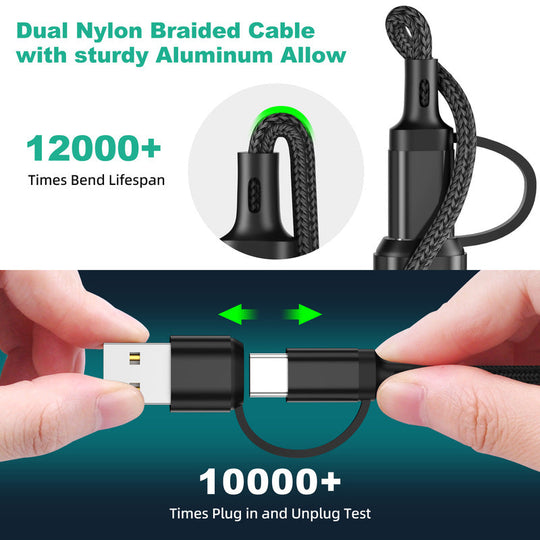 MultiPort | Ladekabel – 3-in-1 Universal-Ladekabel