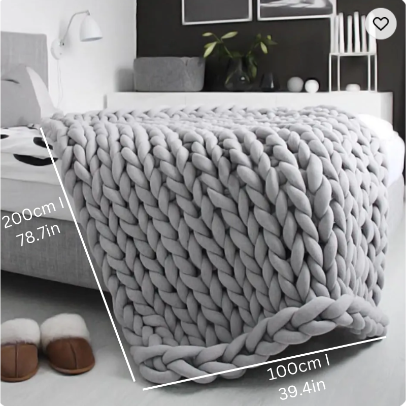CuddleDream | Gewichtsdecke aus Bio-Baumwolle für erholsamen Schlaf