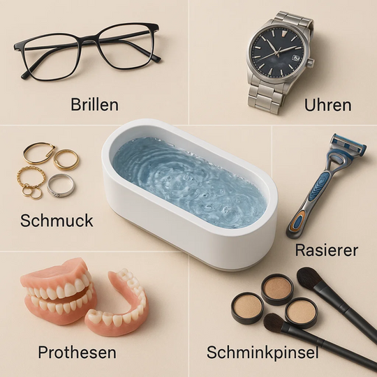 CleanSonic |  Ultraschallreinigungsgerät  für Brillen & Schmuck