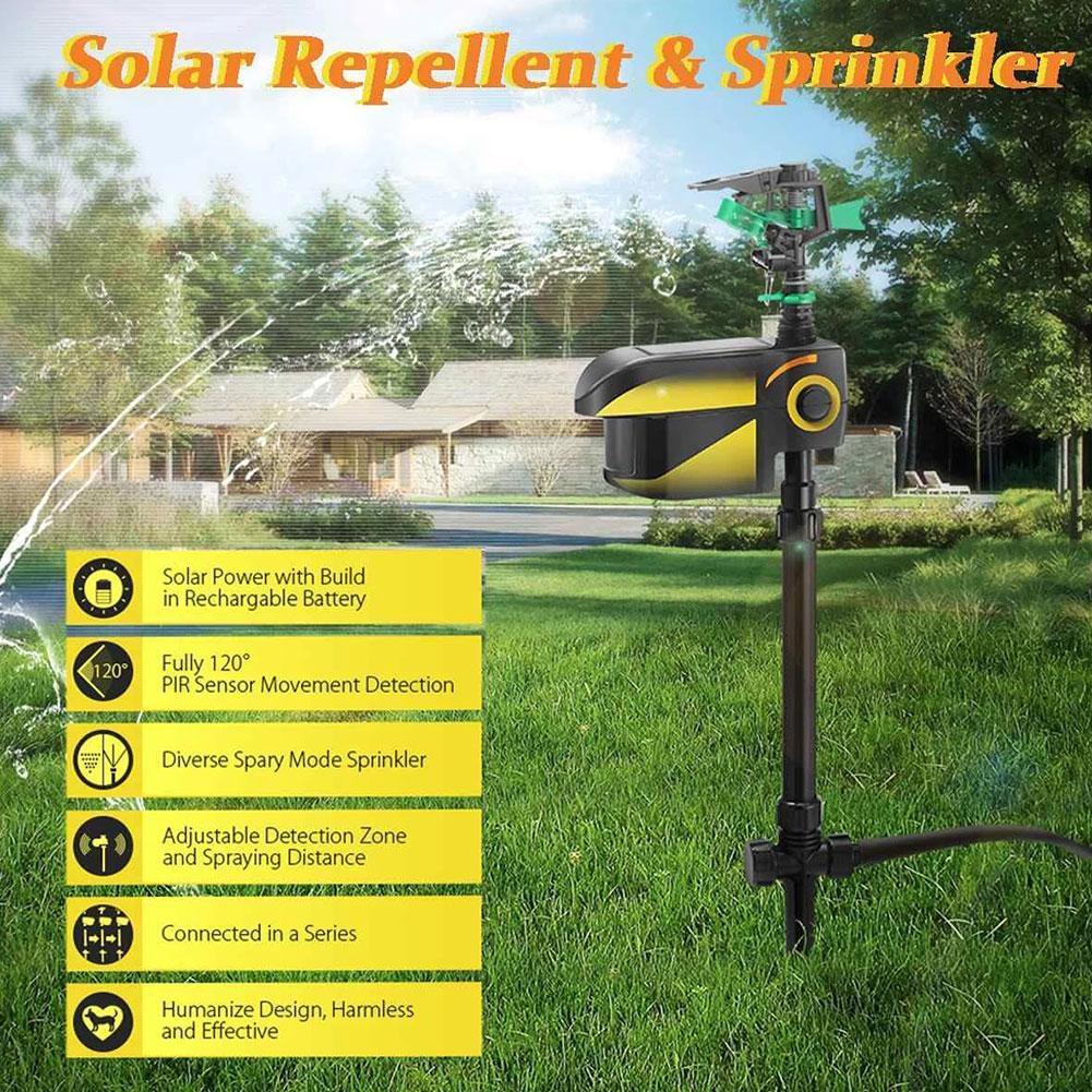 DeerGuard | Bewegungsgesteuertes Sprinklersystem für Rehe mit Solarenergie
