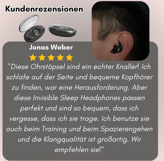 SnoozePods | Ultraflache Bluetooth-Kopfhörer für Schlaf & Alltag