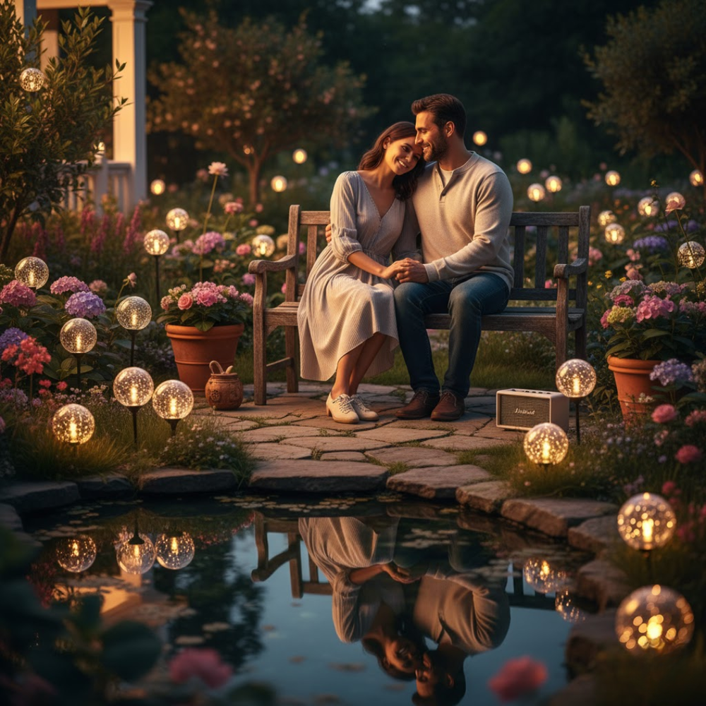 LuminaraBeam | Luxuriöse & moderne runde Gartenlampe