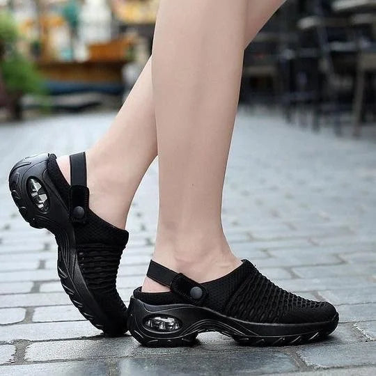 Komfortable Orthopädische Frauen Sandalen aus Gummi und Mesh für den Sommer-2