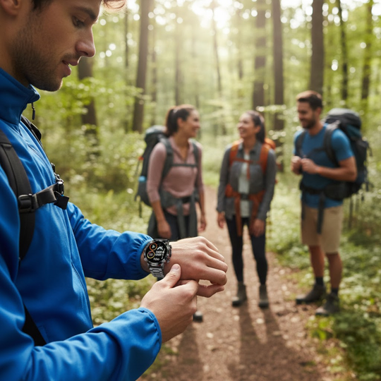 BioMonitor | EKG Smartwatch – Blutdruck, Zucker & Fitness-Tracking