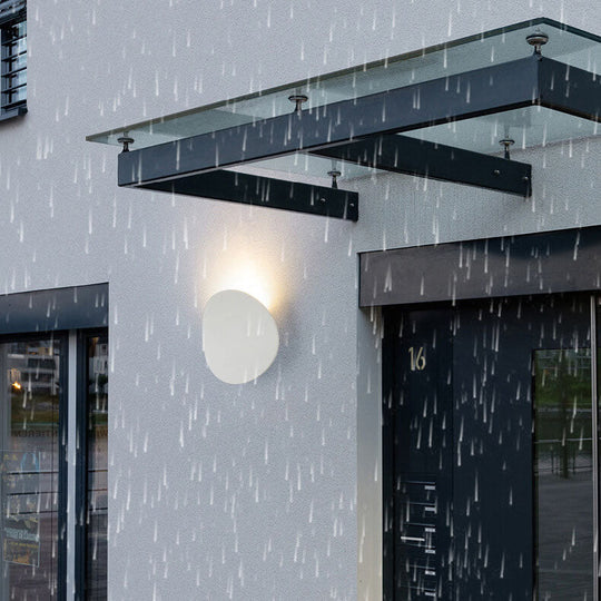 OrbixGlow | Runde LED-Wandleuchte für Drinnen & Draußen