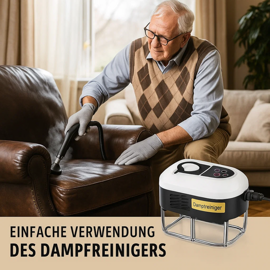 SteamForce | 2500W Hochdruck-Dampfreiniger mit Handschuhen