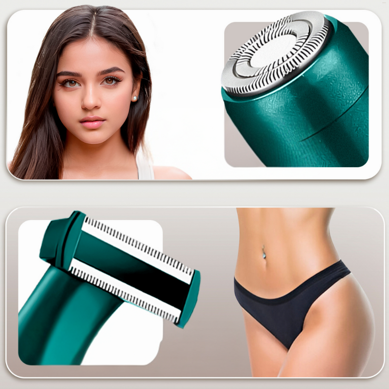 TrimEase | 4-in-1 Bikini-Trimmer in Klassischem Grün
