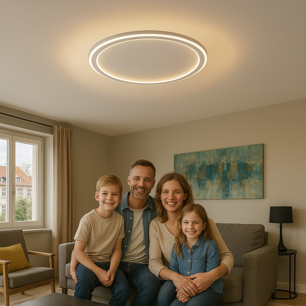 Aurelie | LED Deckenleuchte – Elegantes Skandinavisches Design für Wohnzimmer-4