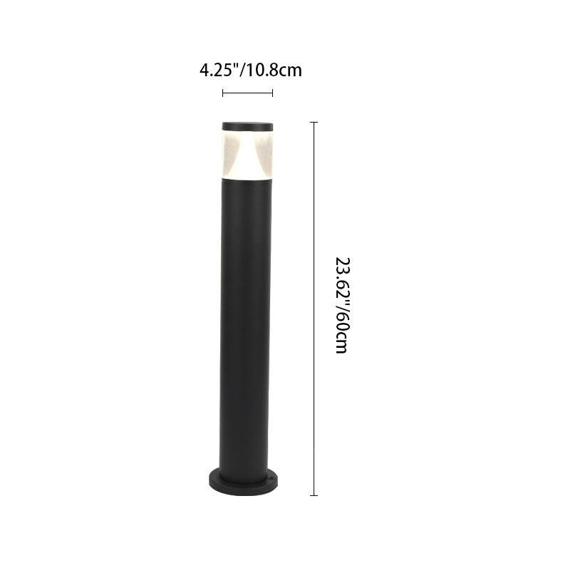 LuminoPost | Schlanke LED-Außenlampe in Schwarz