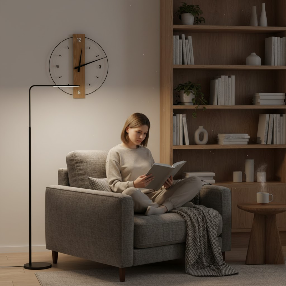 SilentOak | Stille Wanduhr aus Holz