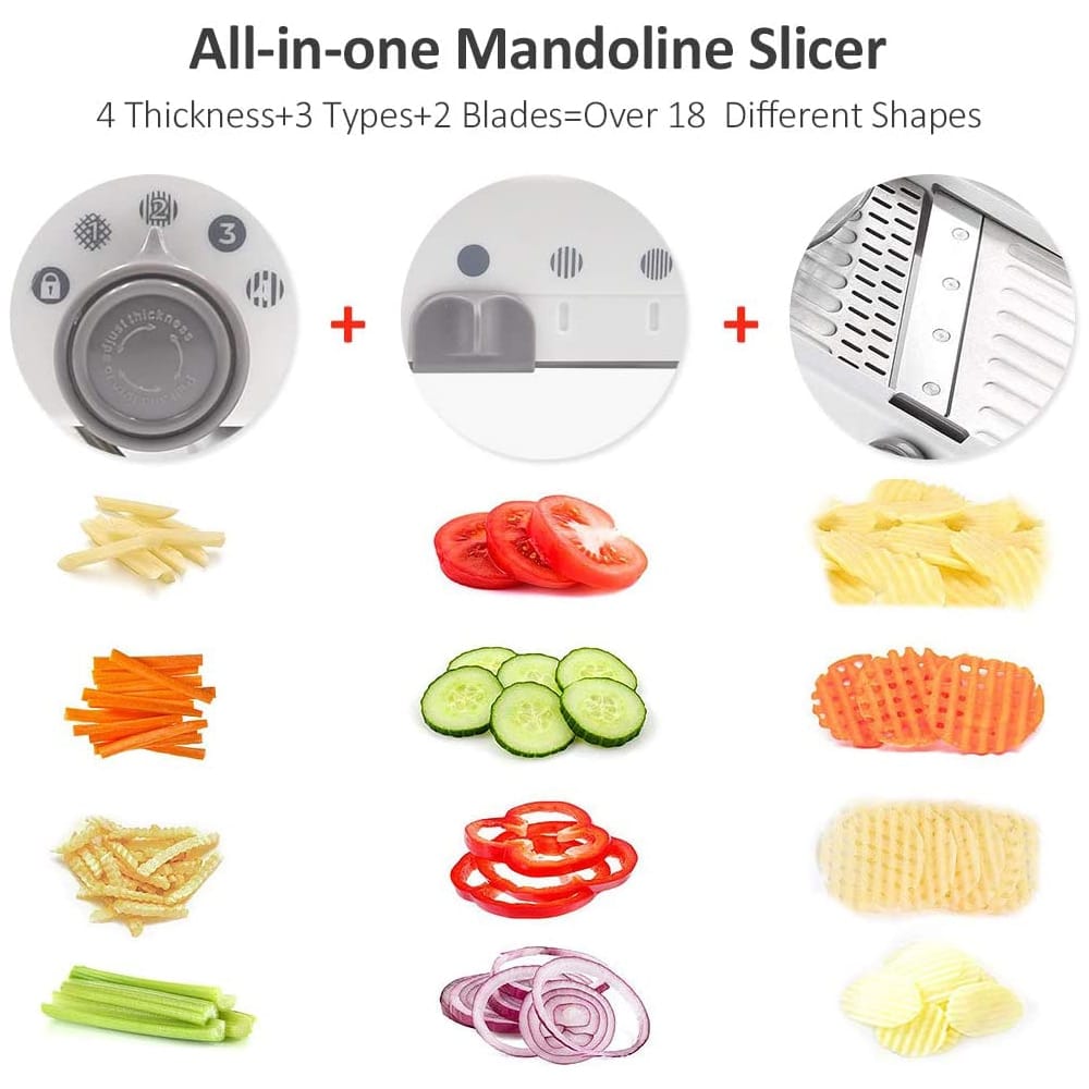 KitchenMaster | Schneller, Präziser und Sicherer Gemüsehobel