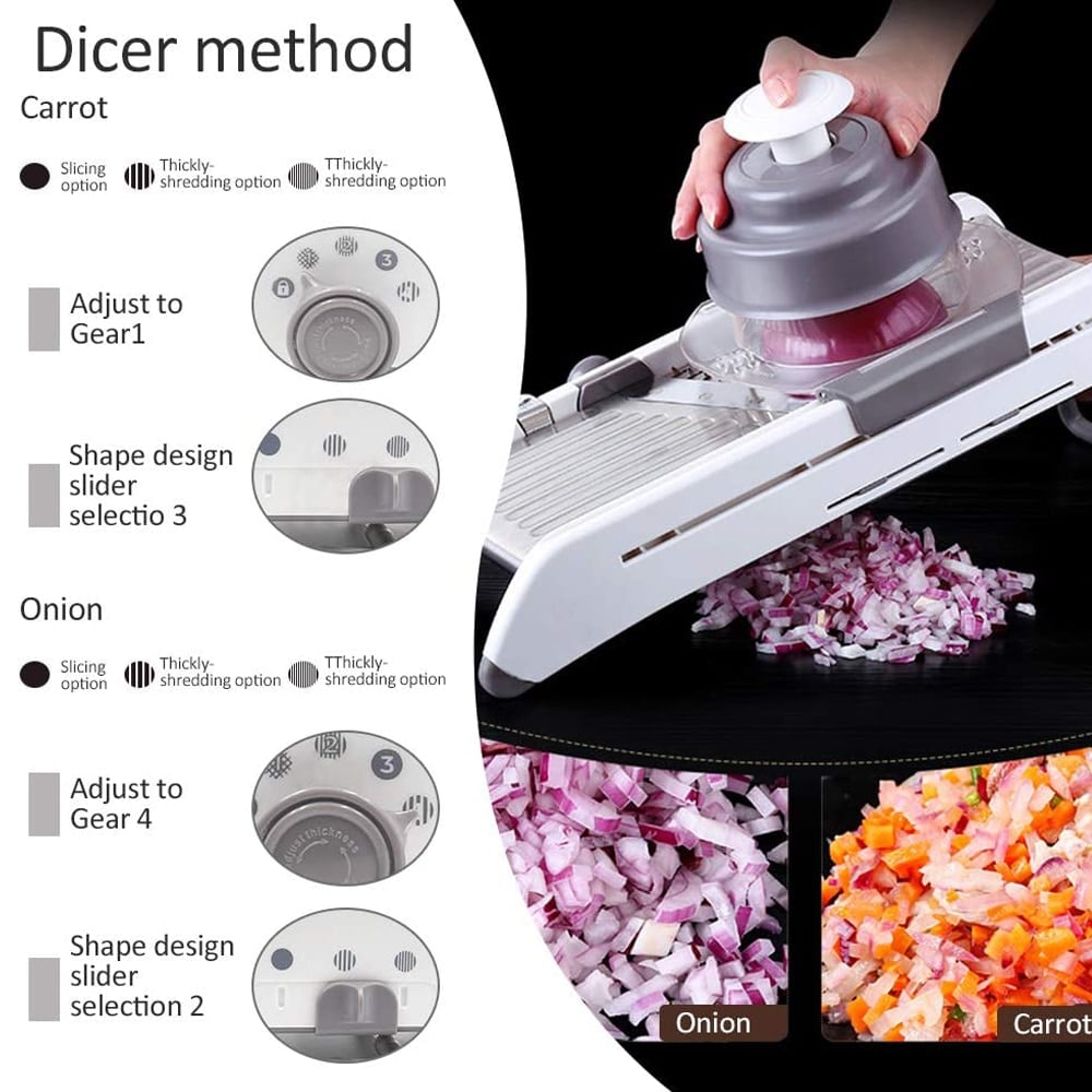 KitchenMaster | Schneller, Präziser und Sicherer Gemüsehobel