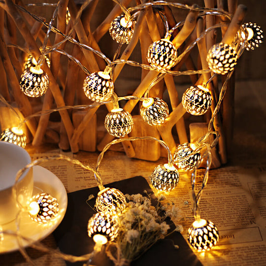 MiraGlow | Orientalische LED-Lichterkette mit Solarbetrieb