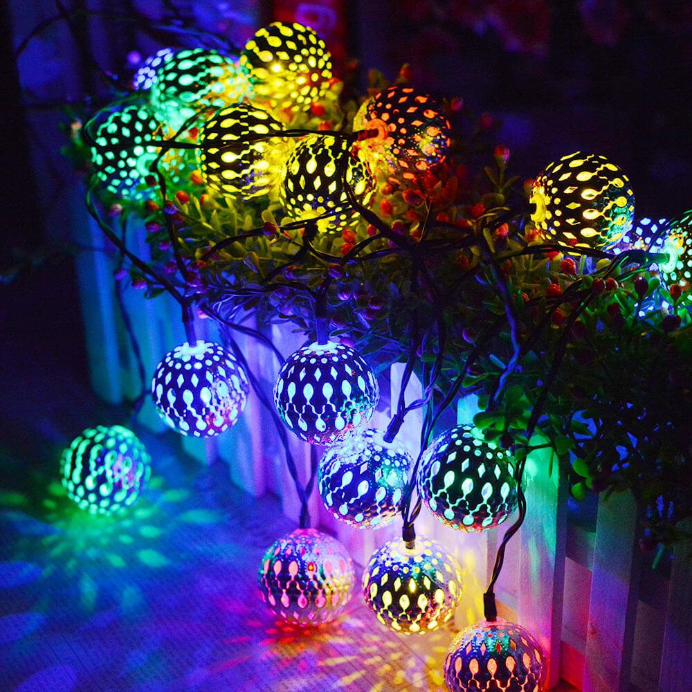 MiraGlow | Orientalische LED-Lichterkette mit Solarbetrieb