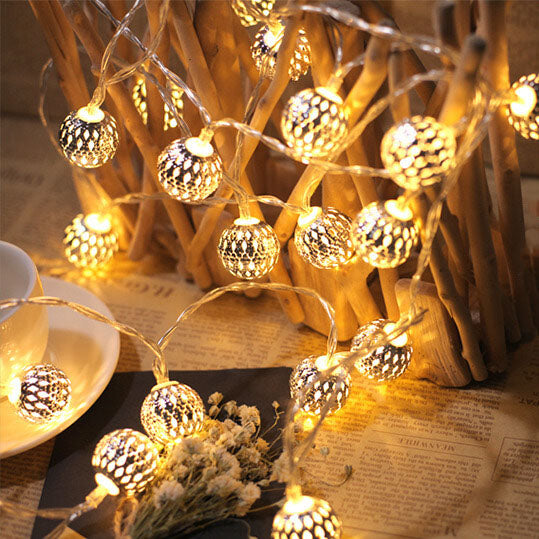 MiraGlow | Orientalische LED-Lichterkette mit Solarbetrieb