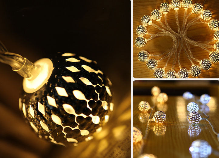 MiraGlow | Orientalische LED-Lichterkette mit Solarbetrieb