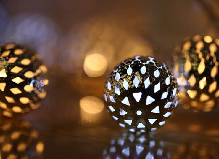 MiraGlow | Orientalische LED-Lichterkette mit Solarbetrieb
