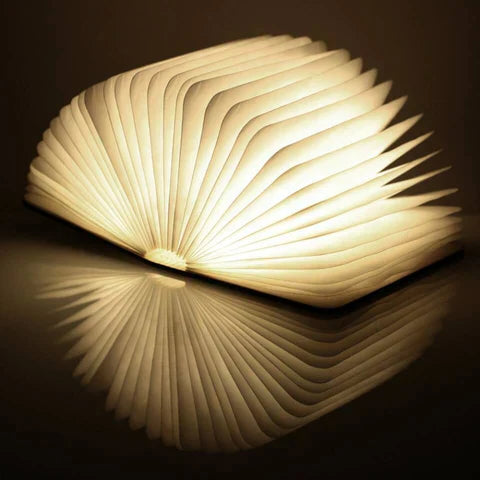 SparkGlow | Luxus & Kreative Faltbare Buch-Tischlampe4