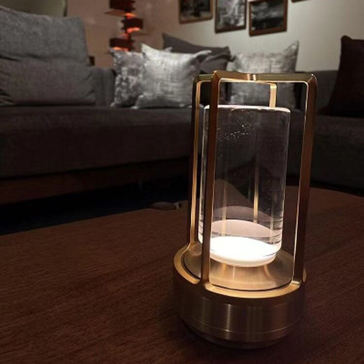 BronzaLight | Wiederaufladbare Acryl Nachttischlampe