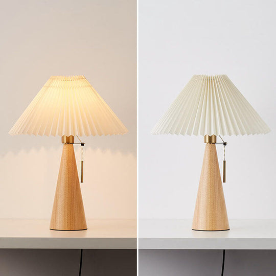 HikariGlow | Vintage Stofflampe im Zen-Stil