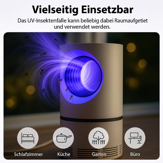 BugAway | Elektrische UV-Fliegenfalle für Innen & Außen