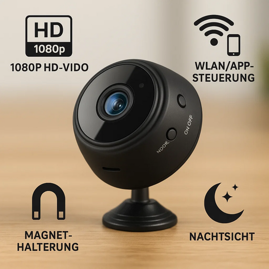 SpyCam | Magnetische 1080p WLAN-Minikamera